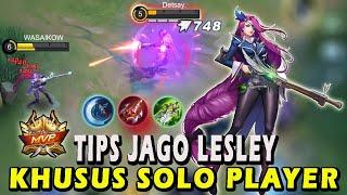 CARA MAIN LESLEY TERBARUBUILD EMBLEM DAN ITEM LESLEY TERSAKITGAMEPLAY LESLEY-MOBILE LEGENDS #mlbb