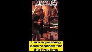 Lars Ulrich VS cockroaches #metallica #72seasons #ulrich