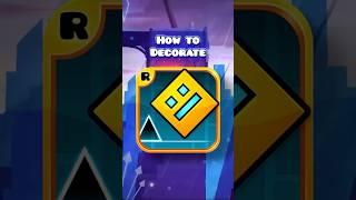 How To DECORATE in Geometry Dash! #geometrydash #gd