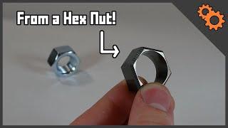 How to Make a Beautiful Hex Nut Ring