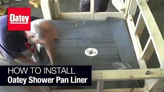 How to Install Oatey Shower Pan Liner