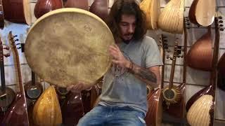 Professional Persian Daf Instrument AD-304 | Iranian Drum Erbane