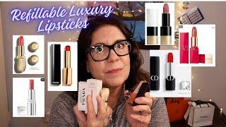 Refillable Luxury Lipsticks: Lisa Eldridge, Hermes, Chanel, Prada, Dior and Valentino!