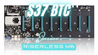 S37 BTC - Riserless MINING Motherboard - Power Consumption TEST