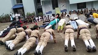 NCC of St xaviers college Ranchi on Independence Day 