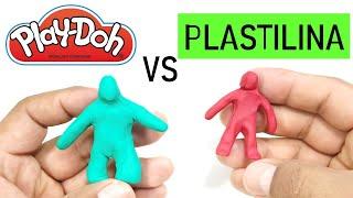 Características y pruebas de Play Doh vs Plastilina escolar - Mi mundo de Plastilina