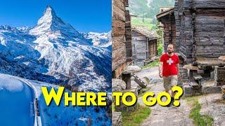 Zermatt or Saas-Fee Switzerland: Where to travel?