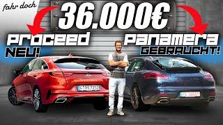 NEU oder GEBRAUCHT? Kia ProCeed GT vs Porsche Panamera 4 2013 | REVIEW | Fahr doch