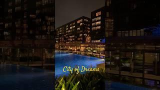 City of Dreams at Night #nobu #cityofdreams #staycation #hotel #pool #swimmingpool #pooldesign