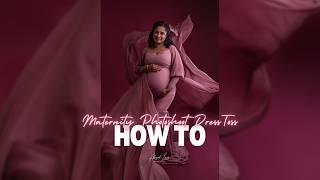 Mastering the Dress Toss: Behind the Scenes Maternity Photoshoot Tutorial