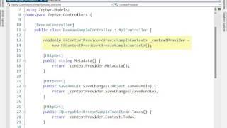 Getting started with Breeze.js using NuGet
