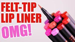 FELT-TIP LIQUID LIP LINER ... OMG!!!