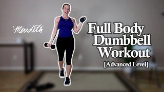 Full Body Dumbbell Workout For Seniors | Ankle Weights Optional | Advanced Level | 50 Min