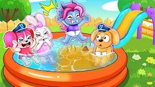 What’s That in the Pool?! Whose is this?! -  Sheriff Labrador Animation