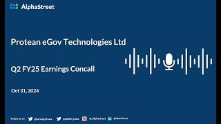 Protean eGov Technologies Ltd Q2 FY2024-25 Earnings Conference Call