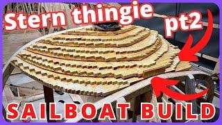 ️DIY 50ft sailboat from scratch! - Stern rudder assembly PT2 - ep82 Project SeaCamel