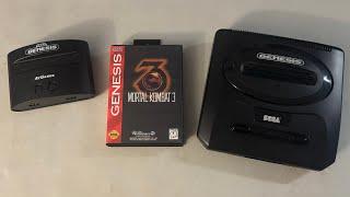 Mortal Kombat 3, Atgames Emulation, Cartridge, and Sega Genesis Hardware Komparison!