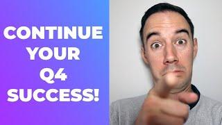 How To Continue Your Success From Q4 On Amazon?