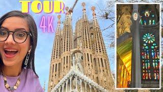 IMPRESCINDIBLE en BARCELONA! La Sagrada Familia por dentro 4K