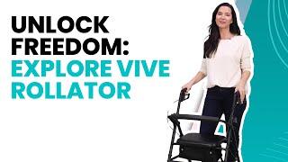  Discover Vive Rollator: Lightweight & Safe!