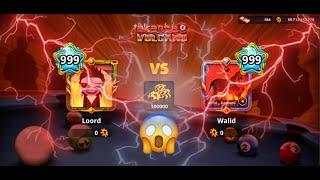 8Ball Pool | Level 998 the Highest in the World(Walid damoni) VS Me | Trickshots highlights