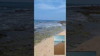 පිස්සු කෙලින අකුරල බීච් | Akurala Beach Transformation: High vs. Low Tide #travelinza #akuralabeach