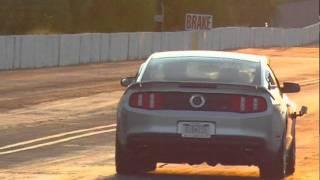 StangTV.com tests a Roush 2012 RS3 5.0 Mustang Supercharged at Irwindale 1/8 mile 7.95 88mph