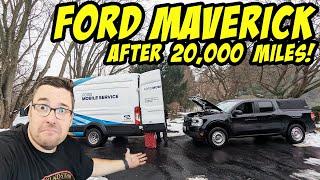 My 2023 Ford Maverick XL Hybrid after 20,000 miles!