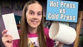 Hot Press vs Cold Press Paper (for Making Art Prints)