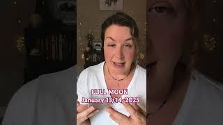 FULL MOON January 13/14, 2025 #Numerology Forecast!  #cancer #fullmoon #moon #horoscope #shorts