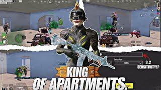 KING OF APARTMENTS  | FASTEST 3 FINGER PLAYER | BGMI | 1V4 CLUTCHES