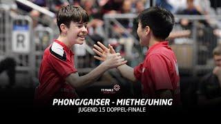 Gaiser/Phong - Miethe/Uhing I Jugend 15 Doppel-Finale I TT-Finals Erfurt 2024