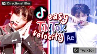 how to: easy TikTok style velocity (with twixtor) | after effects