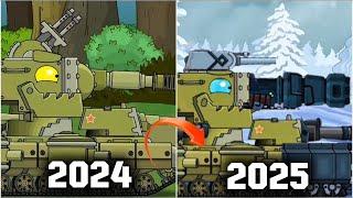 Kv-6 Evolution in HomeAnimations tank cartoons 2018-2025