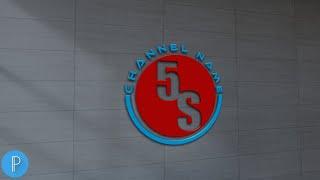 5S'' 3D professional logo design on android mobile, Pixellab tutorial [[ASRAFUL ART]]
