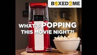 Retro Hot Air Electric Popcorn Maker Machine 1200W