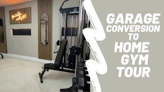 Garage to home gym conversion tour