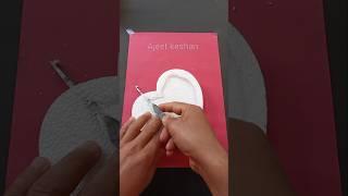 Thermocol Heart Shape ️Heart Shape Making Idea ️ Thermocol Craft #thermocol #heart #shorts #video