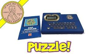 Wheel Of Fortune TV Show Play Along Electronic Handheld Game, 1988 Mattel Toys