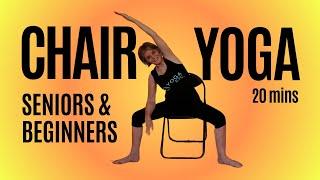 Invigorating Full Body Chair Yoga Stretch for Beginners & Seniors