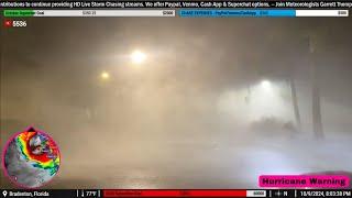 HURRICANE MILTON LANDFALL - EYEWALL INTERCEPT - Live As It Happened (10/9/24)