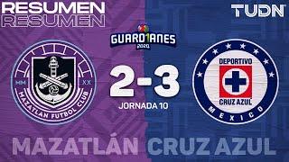 Resumen y goles | Mazatlán 2-3 Cruz Azul | Guard1anes 2020 Liga Mx - J11 | TUDN