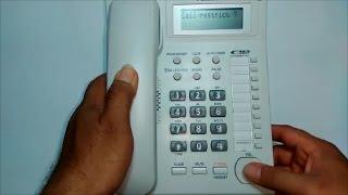 Programing Call Restriction Telephone Panasonic Kx-TS880