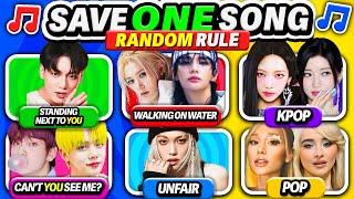 SAVE ONE DROP ONE KPOP  Kpop Quiz Challenge 2024 | K-Music Quiz #6