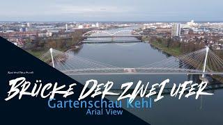 Straßburg | Kehl | Brück der zwei Ufer Gartenschau | Drohne | Arial View