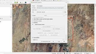 Reprojecting vector data in QGIS