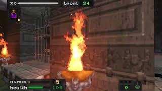 Brutal Heretic E4M4  Sepulcher Enter to Secret level IDKFA challenge No comments, Pure gameplay