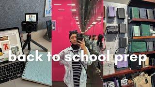 PREP FOR UNI WITH ME! supplies shopping + haul, organization, what's in my bag, etc