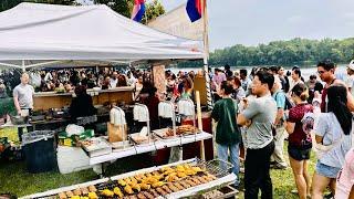 Lowell MA Southeast Asian Water Festival 2024 Eat Theara Spicy Kitchen William’s Famous Papaya Salad