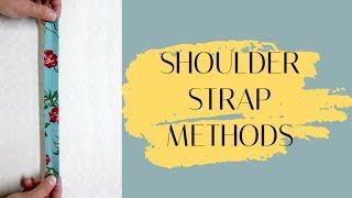 How to Sew Shoulder Straps | Upcycled Clothing